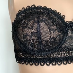 NWOT-Victoria secret lace strapless bra